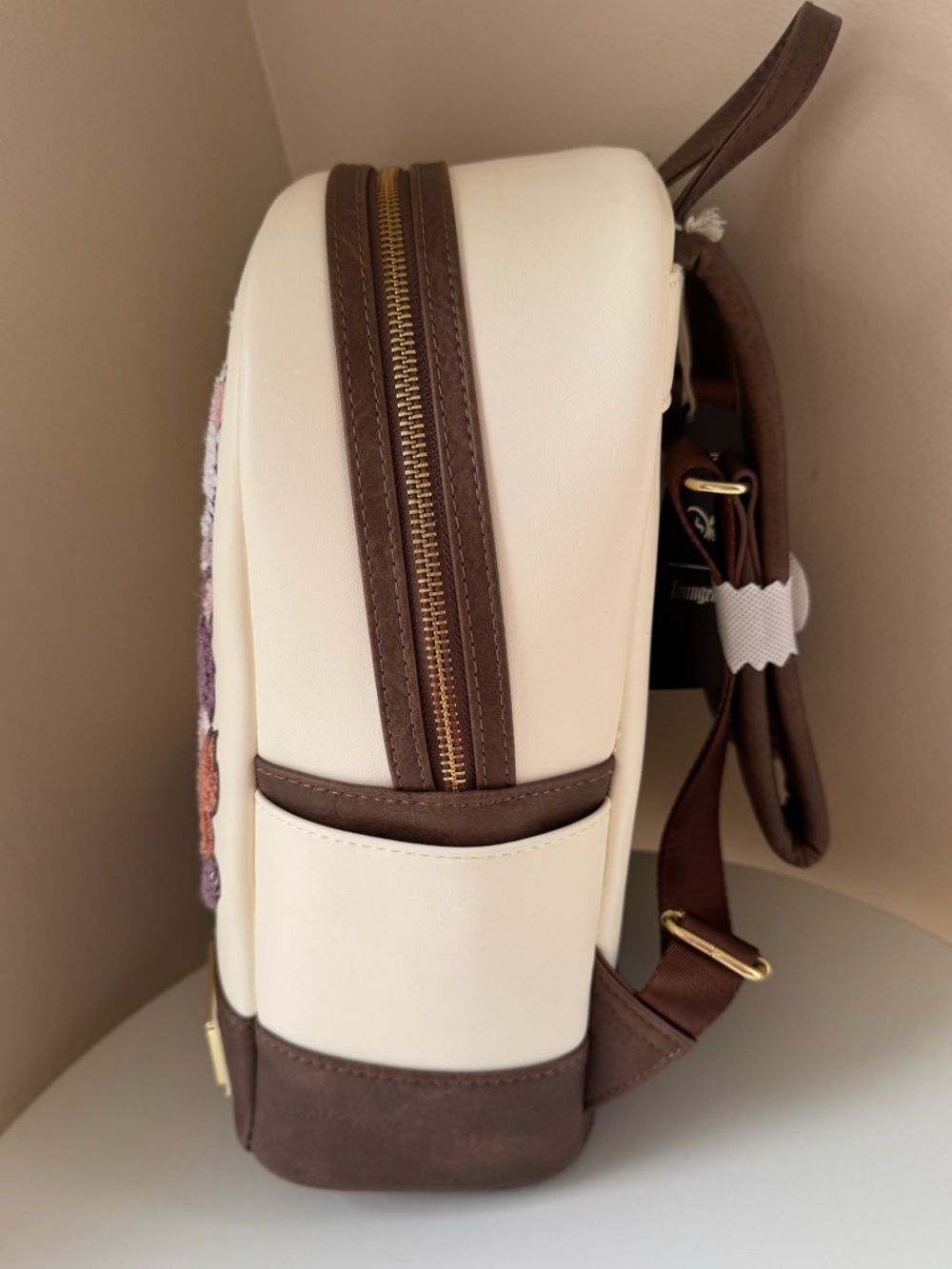 LOUNGEFLY Disney Aristocats Stacked Chenille Mini Backpack - Picture 4 of 10